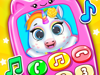 Imaginea Baby Princess Unicorn Telefon mobil